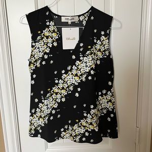 DVF Janet Sleeveless Top